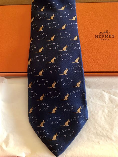 tie clip hermes|hermes tie kangaroo.